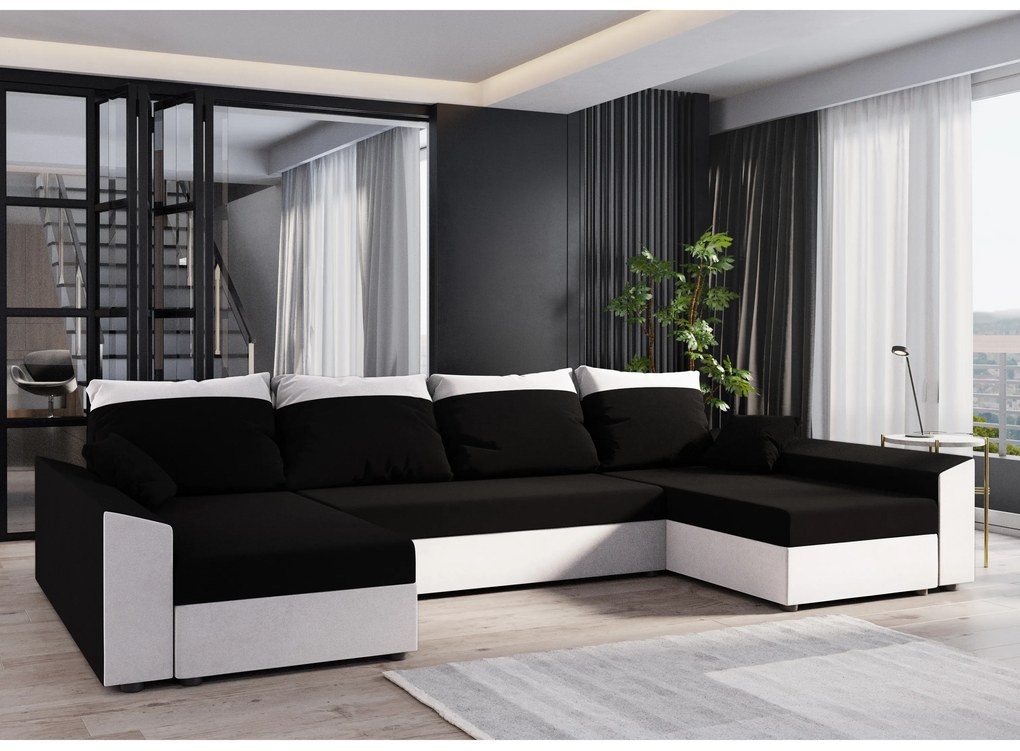 Colțar în formă de U Paragon U (Alb + Negru). 1057384