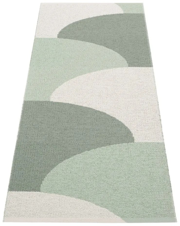 Covor tip traversă pentru interior și exterior verde 70x180 cm Hill Army Misty Mint – Pappelina
