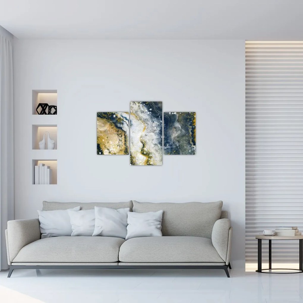 Tablou - Abstract auriu (90x60 cm)