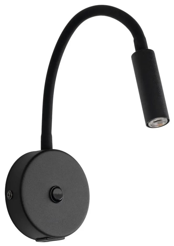 Lampă de perete cu port USB LAGOS 1xG9/3W/5V negru