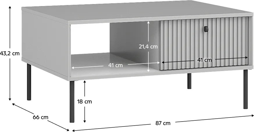 Măsuță de conferință ARIS, gri