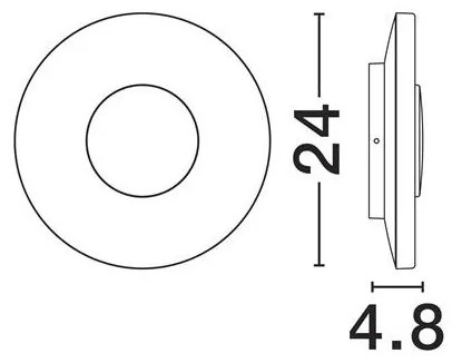 Aplica LED ambientala exterior IP65 Cico alb