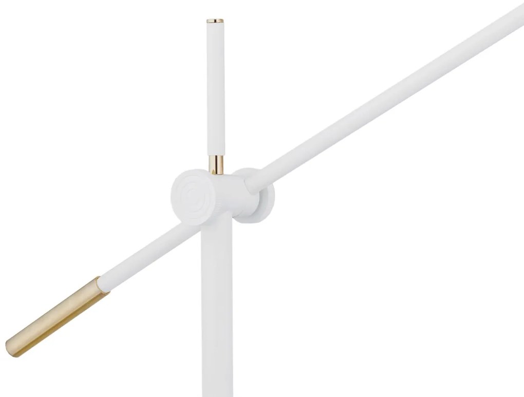 Lampadar de podea reglabil stil industial NASHVILLE alb