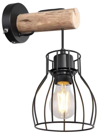 Globo 15326NW - Aplică perete MINA 1xE27/40W/230V