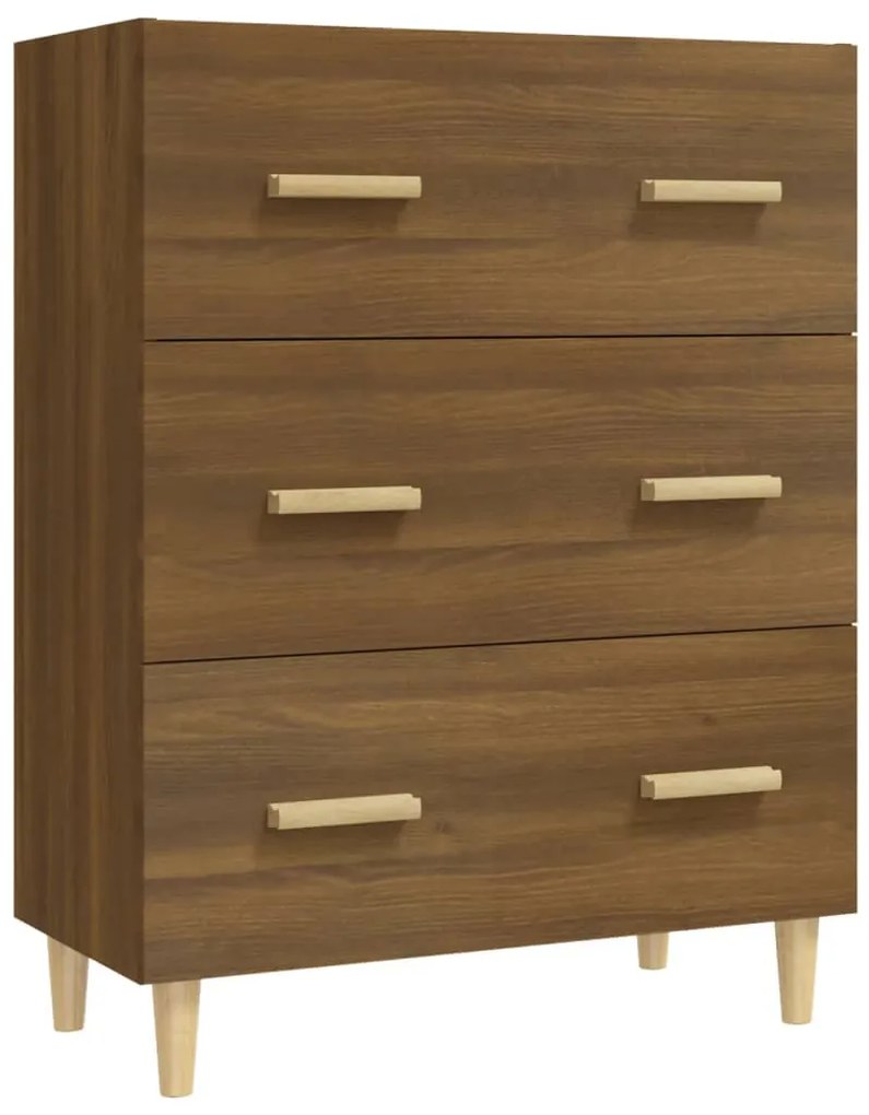 817347 vidaXL Servantă, stejar maro, 70x34x90 cm, lemn prelucrat