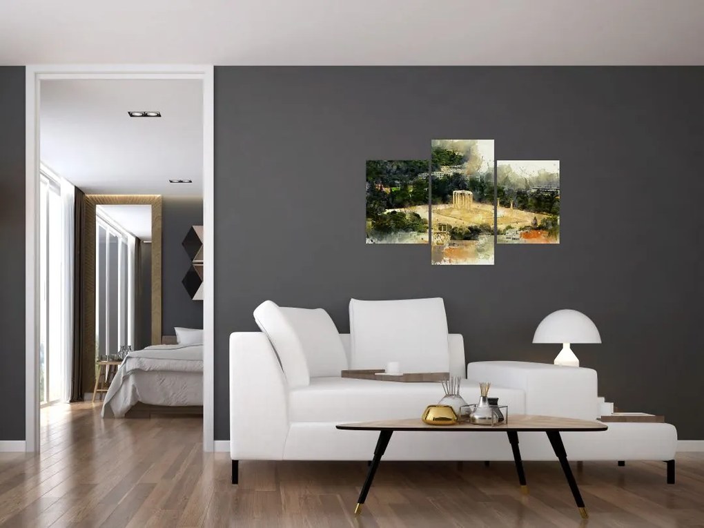 Tablou - Templul lui Zeus, Atena, Grecia (90x60 cm)