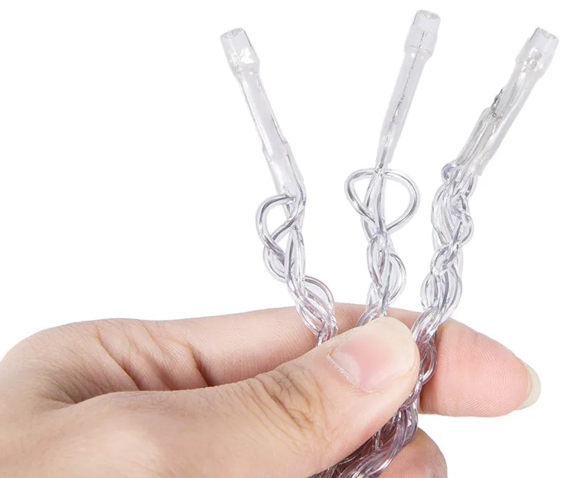 Ghirlanda luminoasa cu turturi cu LED, alb rece-cu 230 LED-uri