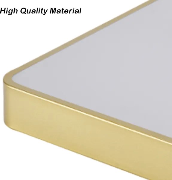 Brilagi-LED Plafonieră reglabilă POOL LED 36W, 230V, 3000-6000K, 40x40 cm, auriu + telecomandă