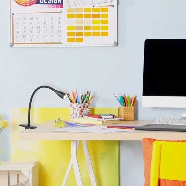 Rabalux 4197 - Lampă de birou LED cu clemă JEFF LED/4,5W/230V neagră