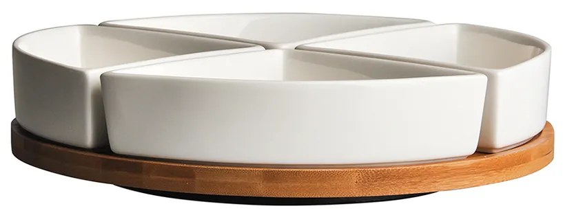 Boluri de servit Altom Bambus regulat, 25,5 cm