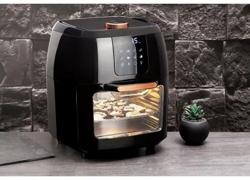 Cuptor digital cu aer cald și friteuză Berlinger  Haus Black Rose Collection, 12 l