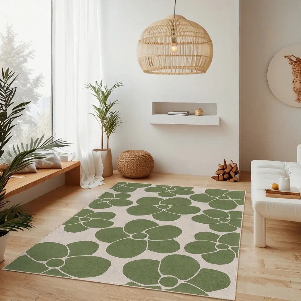 Covor verde lavabil 120x180 cm Green Meadow – Mila Home