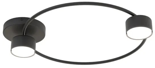 Plafonieră LUCIO 2xGX53/12W/230V negru