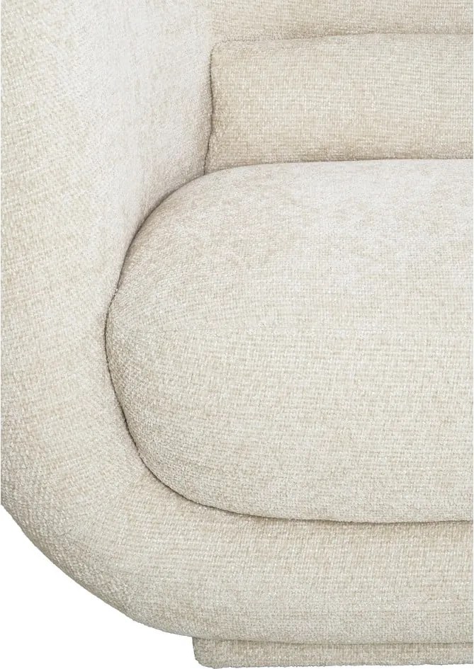 Canapea crem 237 cm Kialy – Light & Living