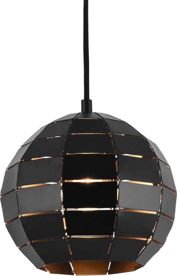 Lampa suspendata design decorativ - negru - E14 - 20x20cm - lustra moderna