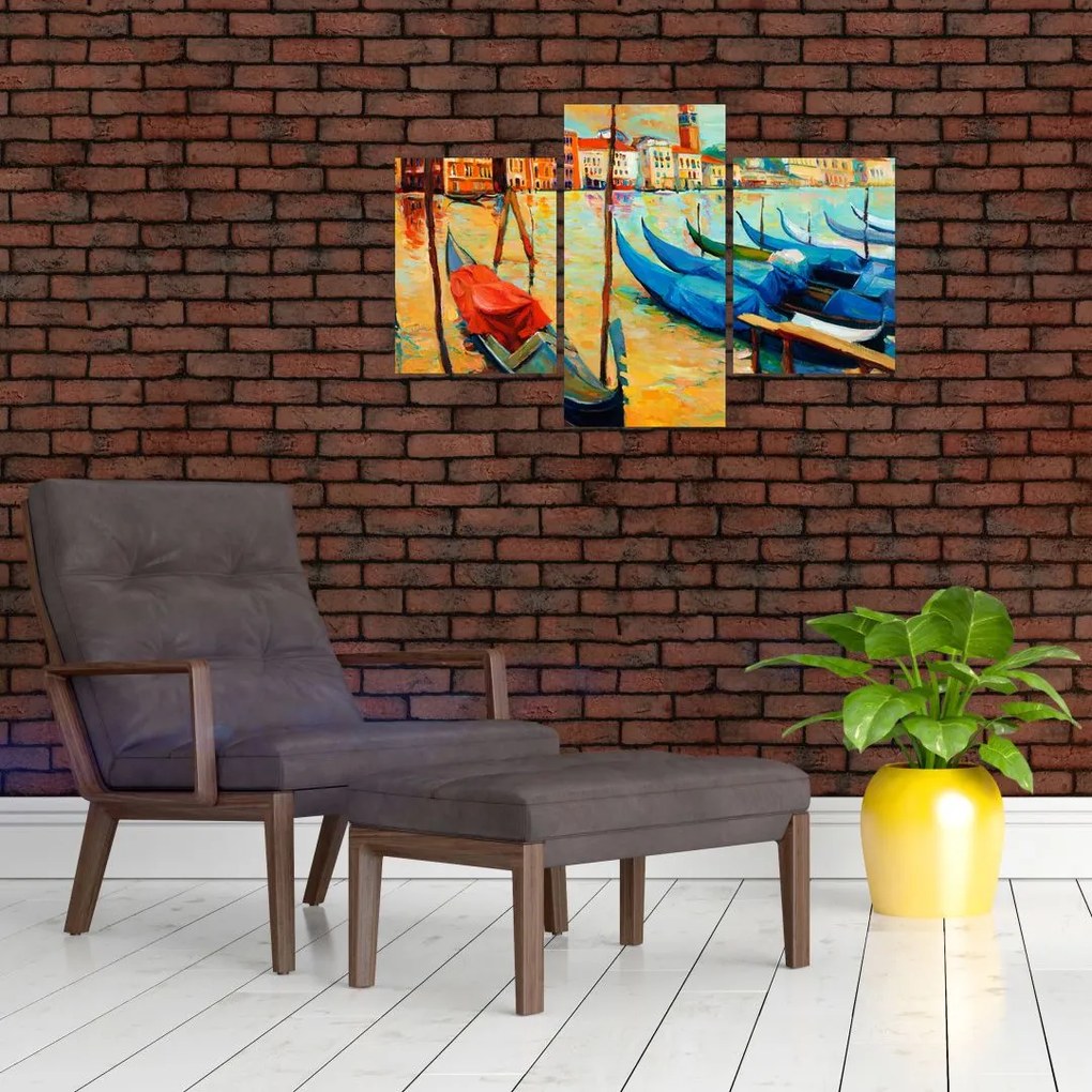 Tablou - Port în Veneția (90x60 cm)