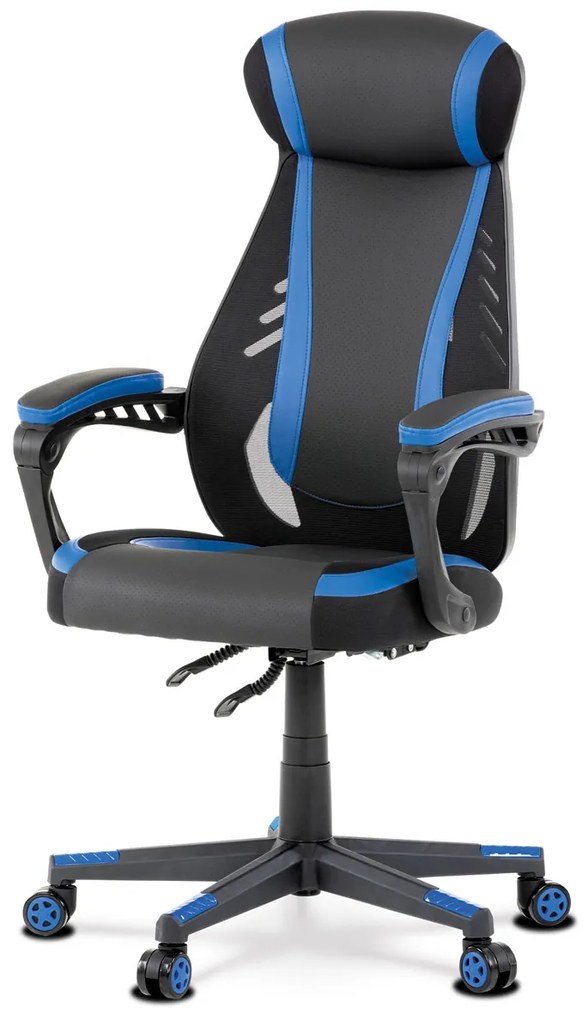 Fotoliu de birou/gaming Ymbun-Y213-BLUE (Negru + Albastru). 1042719