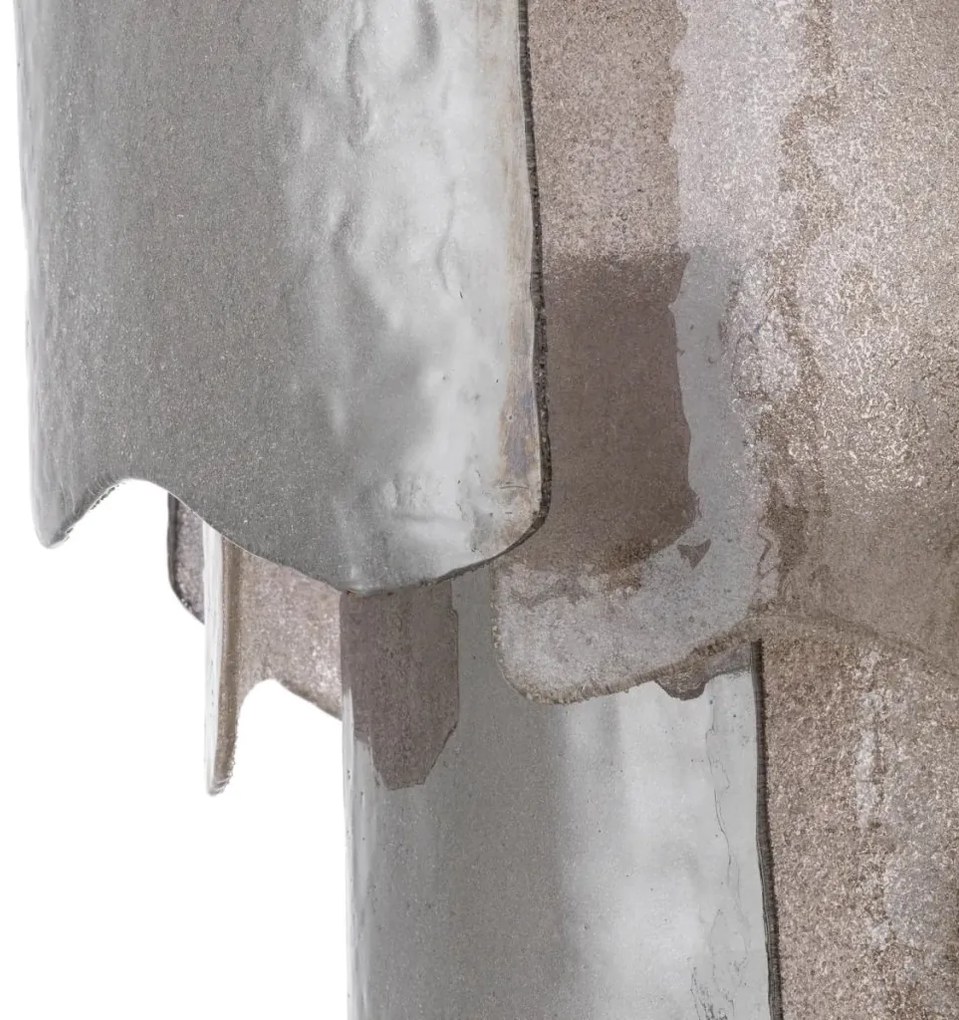 Candelabru LUX design deosebit Asinara S, sticla fumurie