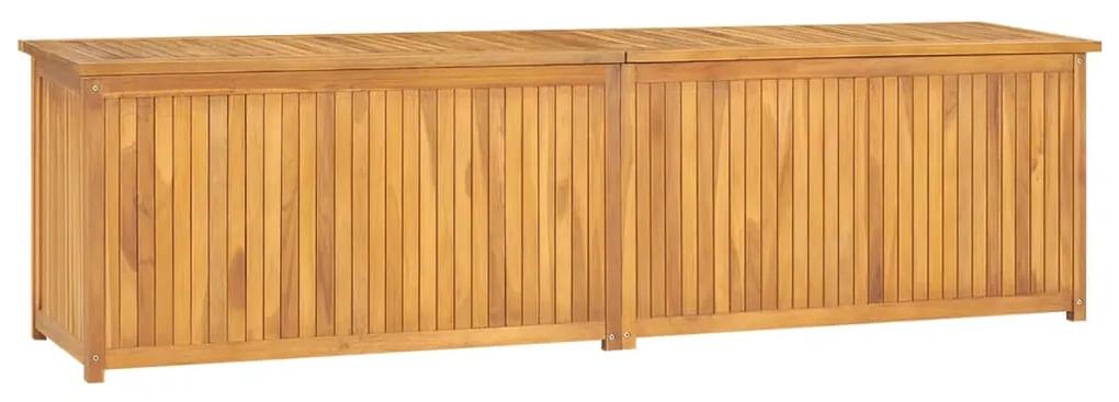 Cutie de gradina, 200x50x55 cm, lemn masiv de tec 200 x 50 x 55 cm