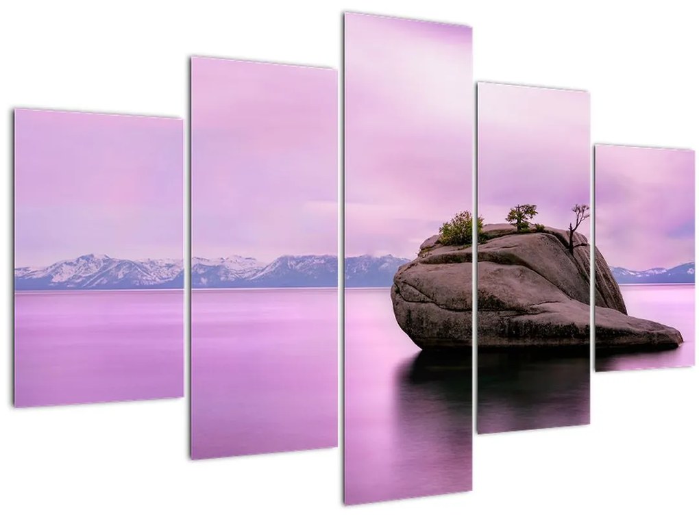 Tablou cu piata în mare (150x105 cm)