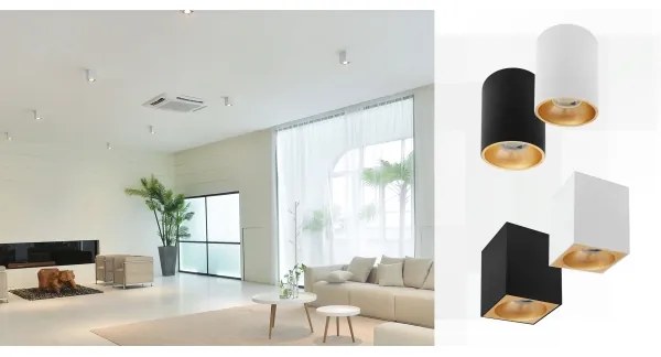 Spot CHLOE 1xGU10/50W/230V alb dreptunghiular