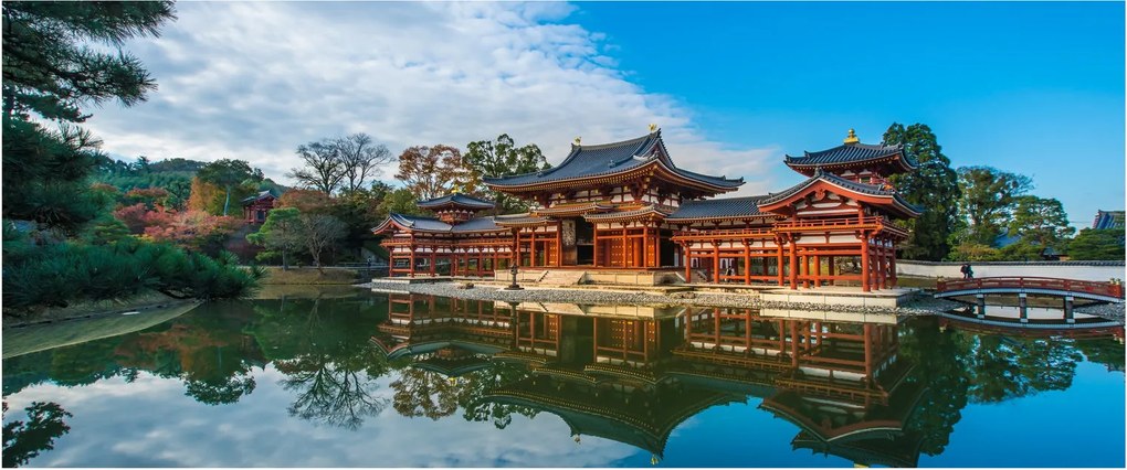 Tablou - Templul Byodo-in, Japonia (120x50 cm)