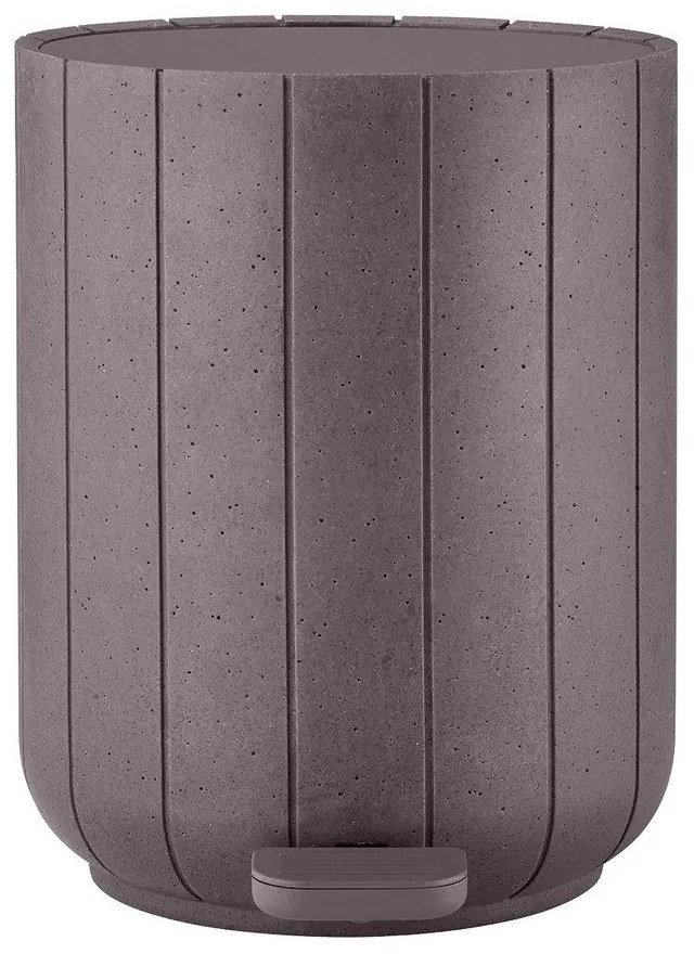 Coș de gunoi gri închis cu pedală din polirășină 3 l Kua – Blomus