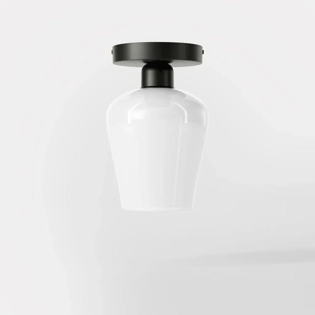 Plafoniera design italian din alama si sticla Talis