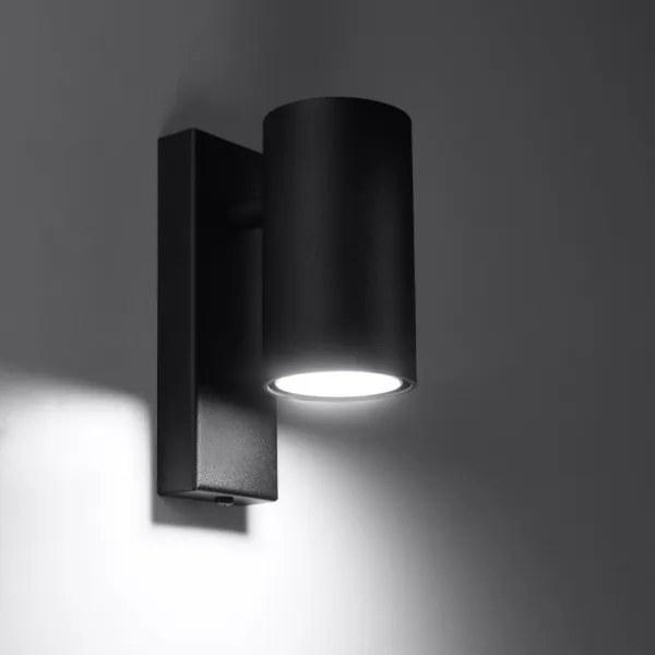 Aplică UTTI 1xGU10/40W/230V neagră Sollux SL.1077