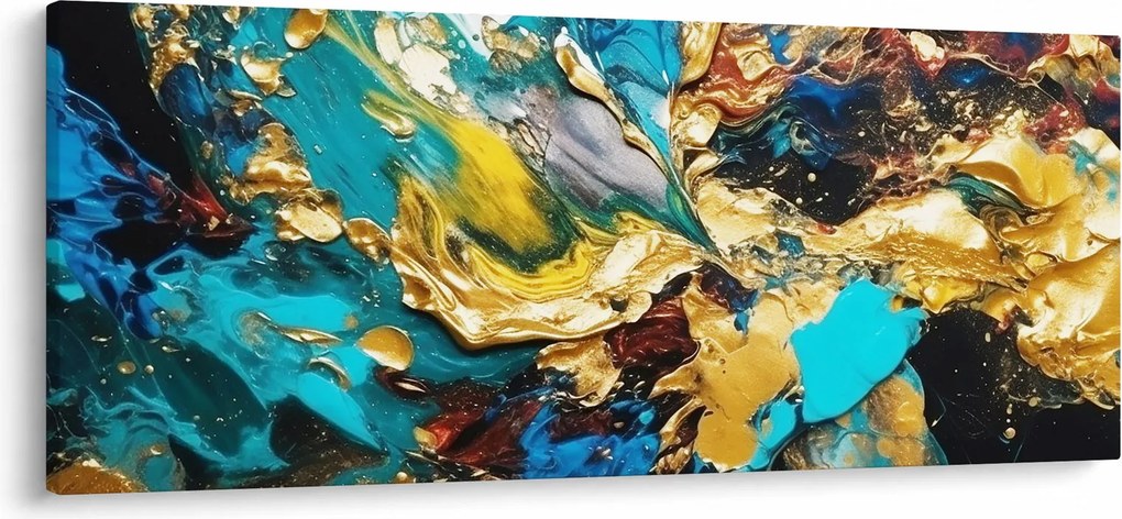 Tablou - Pictură în ulei texturată (120x50 cm)