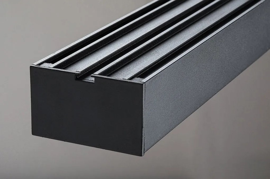 Lustra Suspendata Liniara, LED, Negru, Tariq