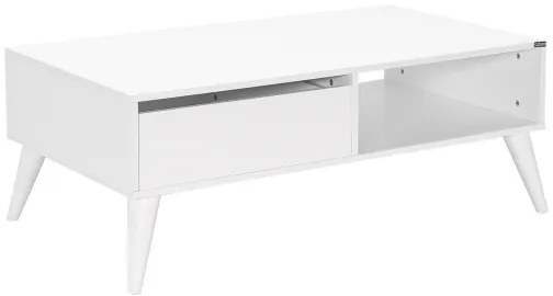 Măsuță de cafea 42x110 cm alb