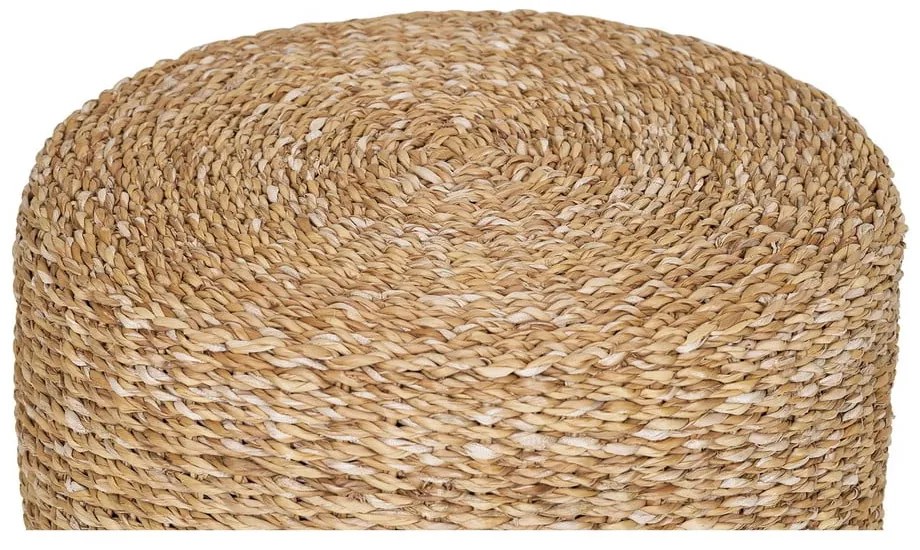 Taburet în culoare naturală cu tapițerie din tricotat Rivera – House Nordic