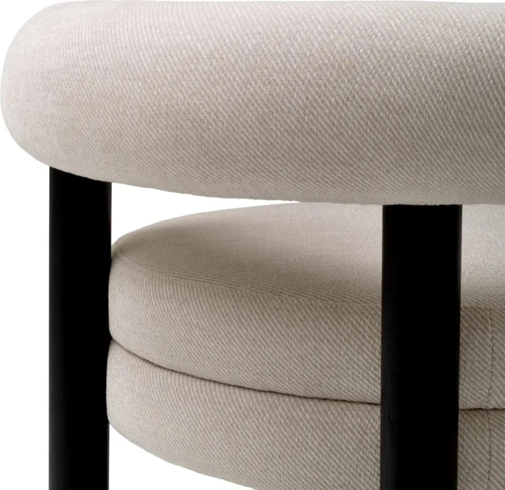 Scaun dining elegant design LUX Zoey, Fisher sand