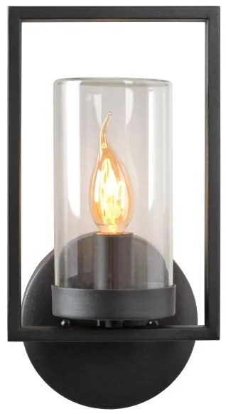 Lucide 29827/01/30 - Aplică perete exterior  NISPEN 1xE14/40W/230V IP44