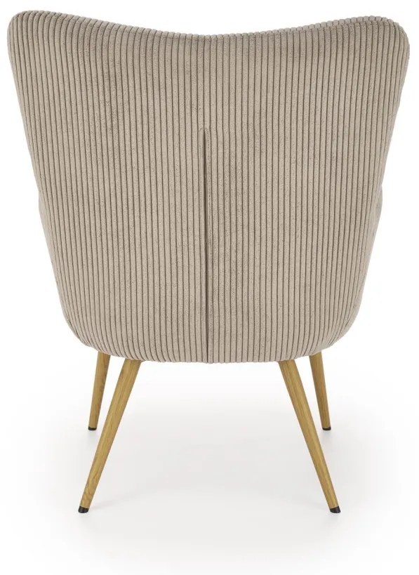 Fotoliu Amaro velvet gri H97 cm