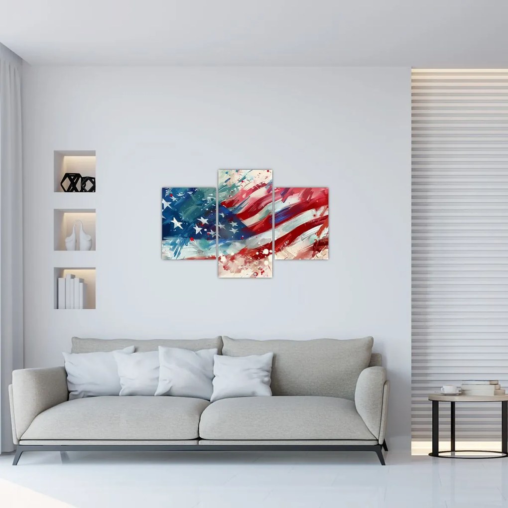 Tablou - Steagul SUA (90x60 cm)