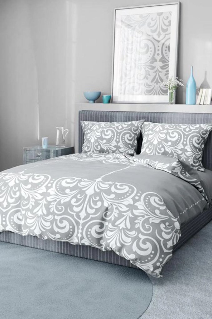Lenjerie de pat Glamour Queen gri 140x200 cm