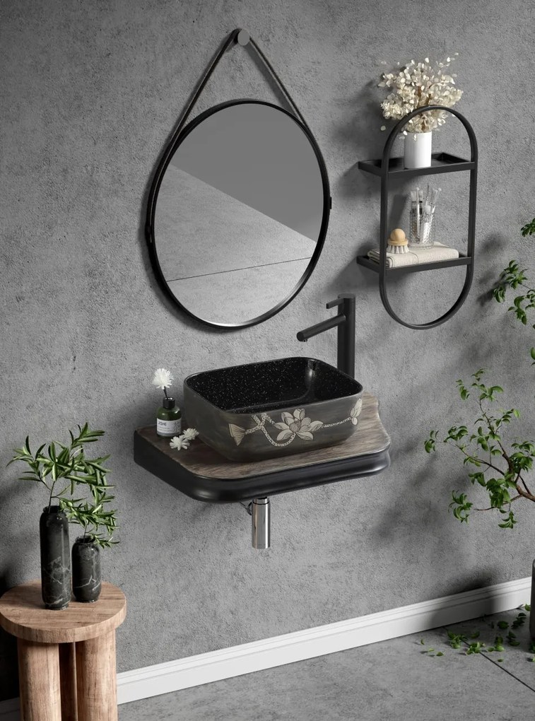 Lavoar Ceramic Premium 408B – 65.5×37×8 cm, Design Modern & Finisaj Lucios