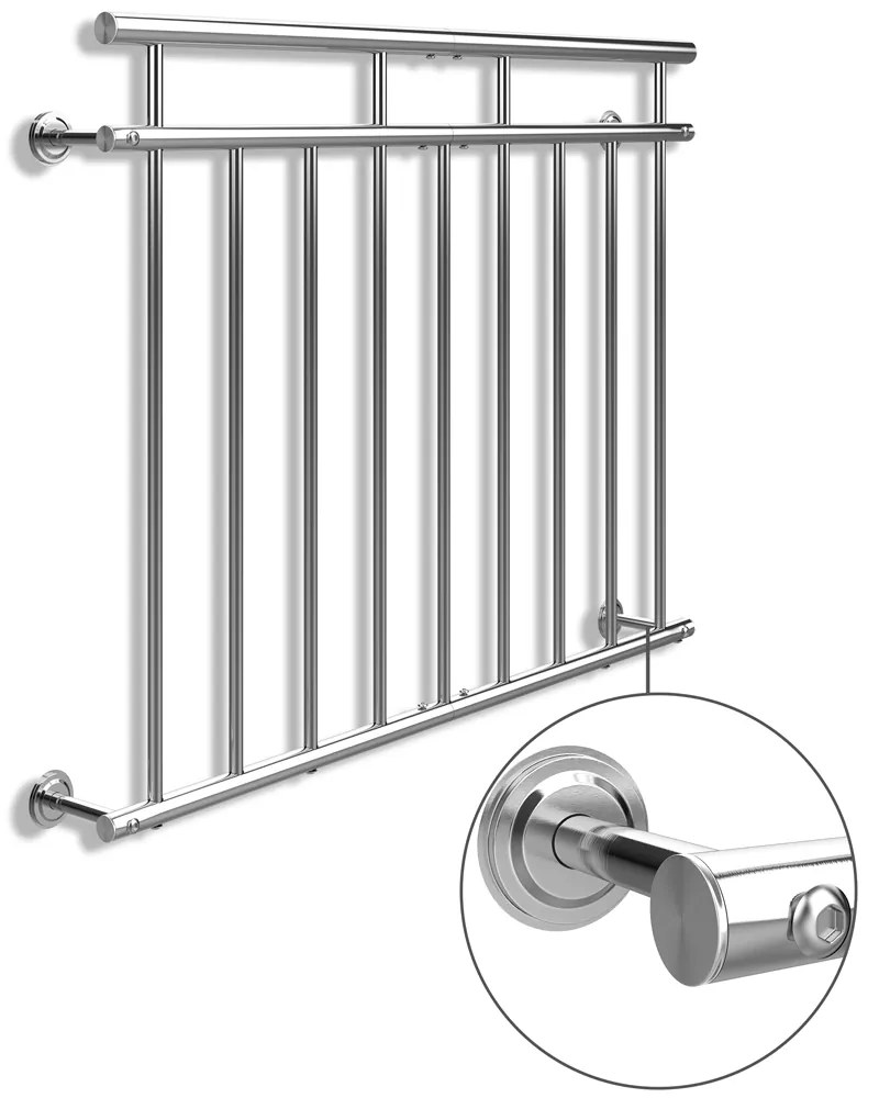 Deuba Balustrada balcon - 90x128 cm