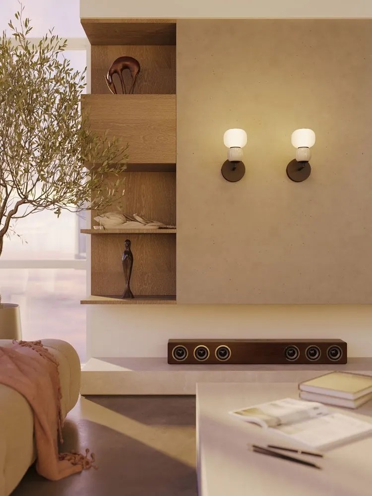 Aplica de perete LED Modern gri deschis