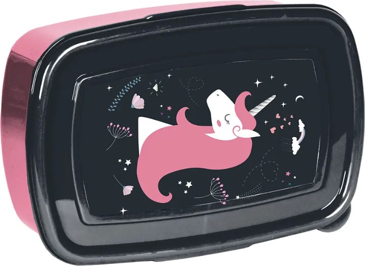 Set ghiozdan din 5 piese pentru fete - Unicorn