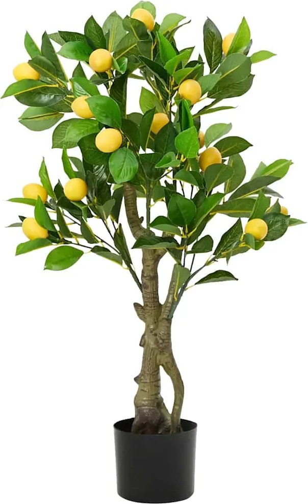 vidaXL Lămâi artificial 234 frunze 90 cm verde