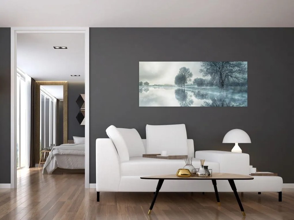 Tablou cu natura iarna (120x50 cm)