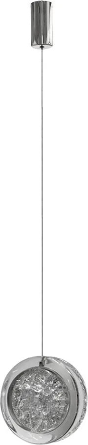 Pendul LED design decorativ EUFORIA 13 crom