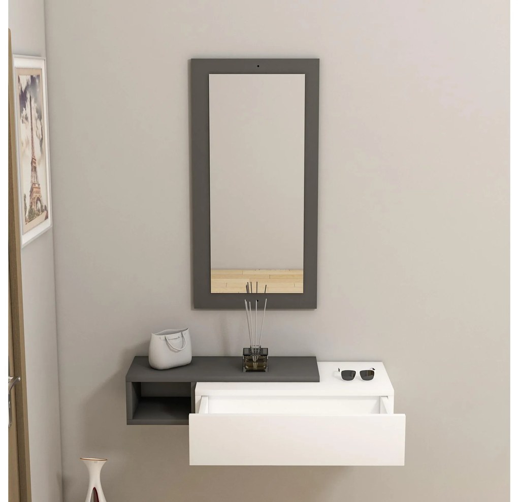 Raft Sepona (antracit + alb) . 1094803