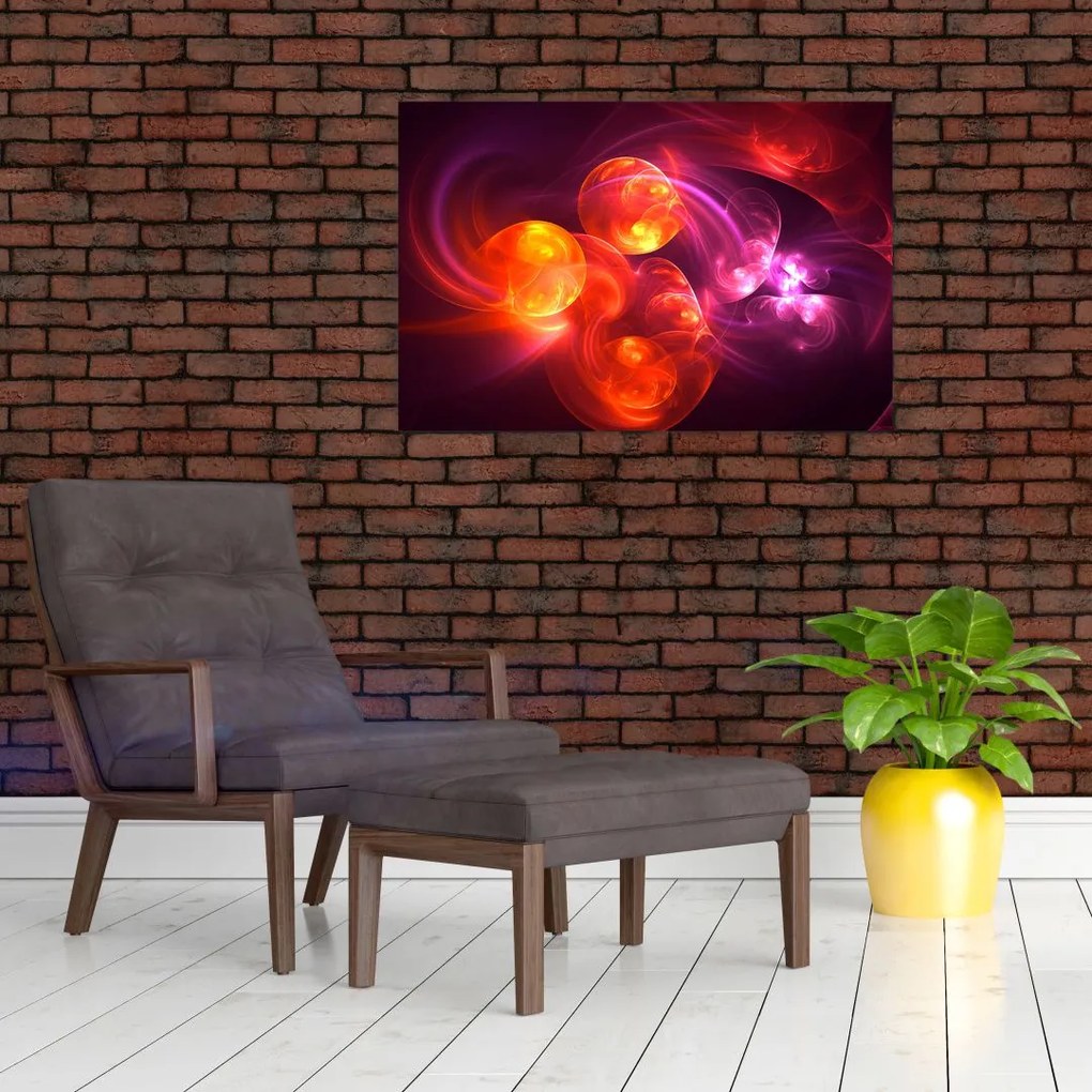 Tabloul cu abstracțiune modernă (90x60 cm)