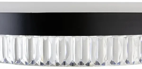 Lustră LED dimabilă pe cablu LED/80W/230V 3000-6500K negru + telecomandă