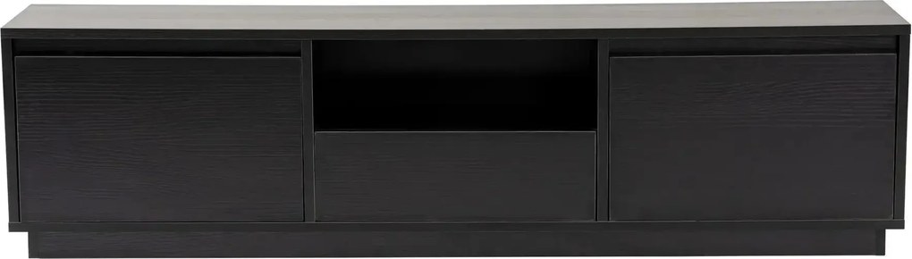 Comoda TV VANGUARD, negru, PAL, 160x30x42 cm