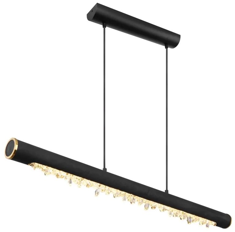 Lustra suspendata LED design modern Felicitas negru
